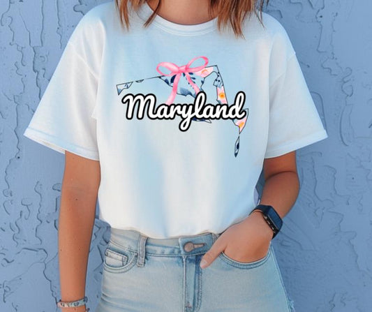 Preppy Maryland State Shirt