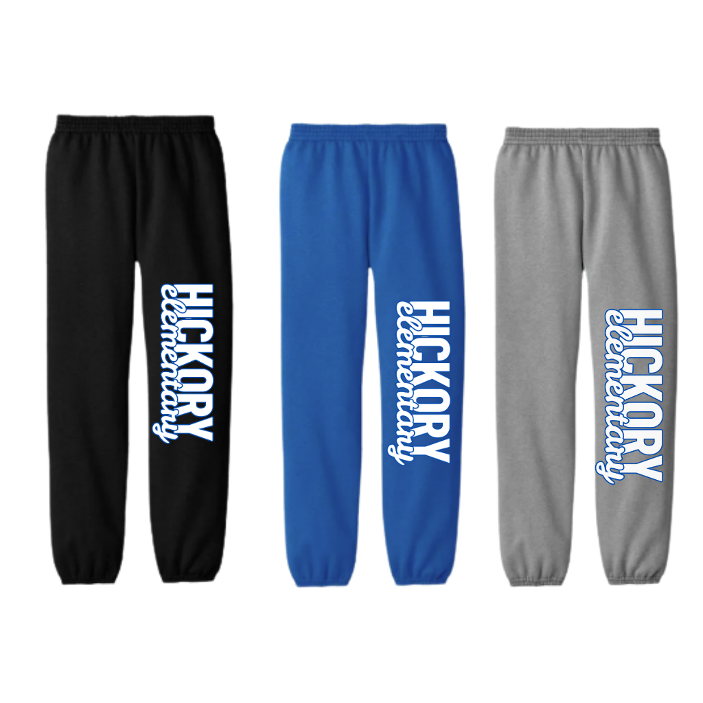 Hickory Script Vertical Logo Sweatpants