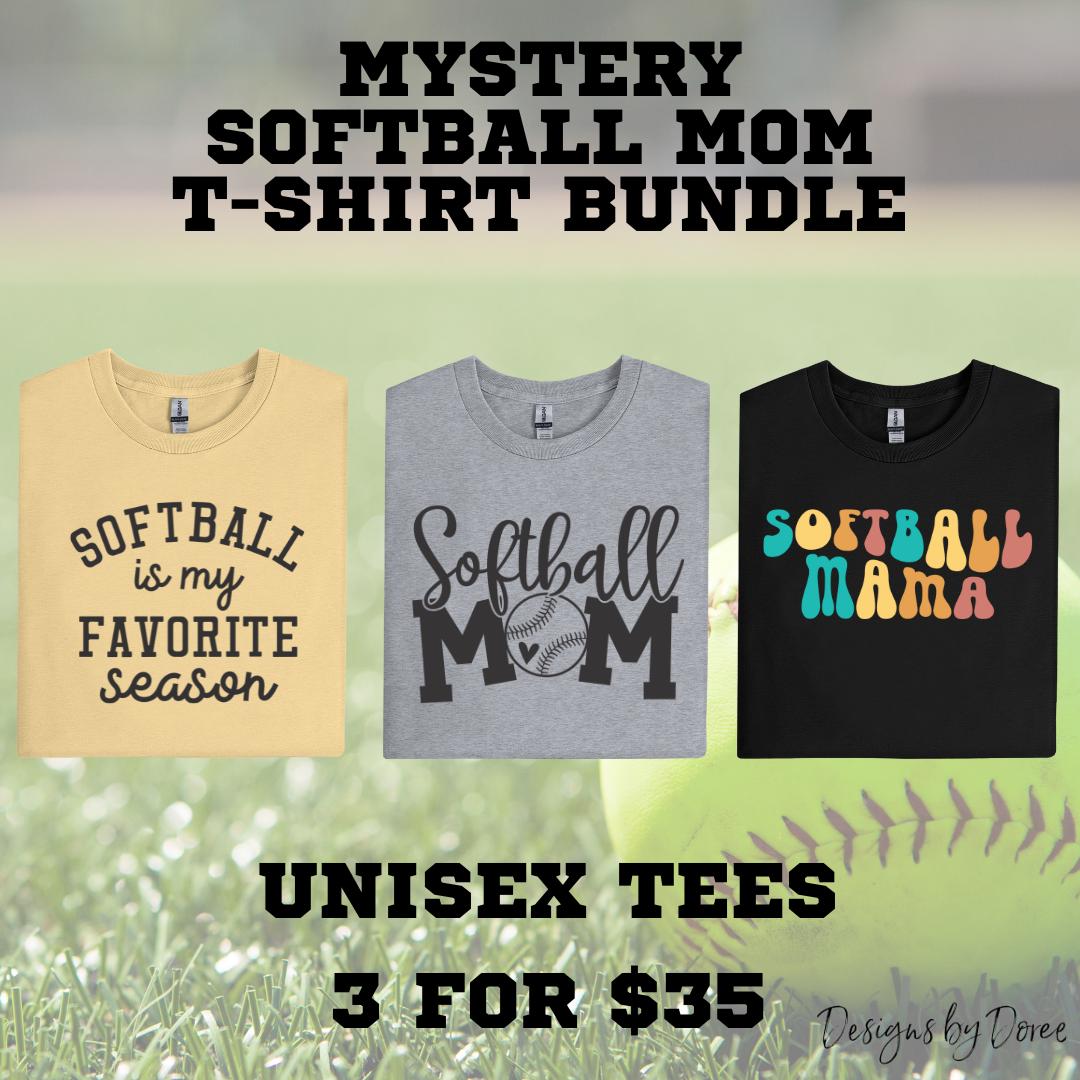 Softball Mom Mystery T-Shirt Bundle