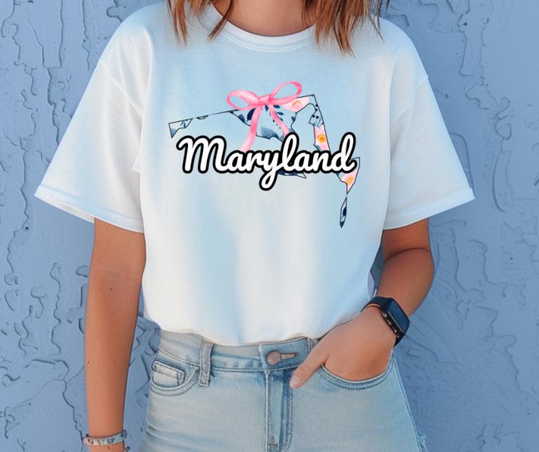 Preppy Maryland State Shirt