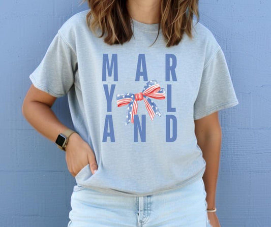 Maryland Bow Graphic Tee