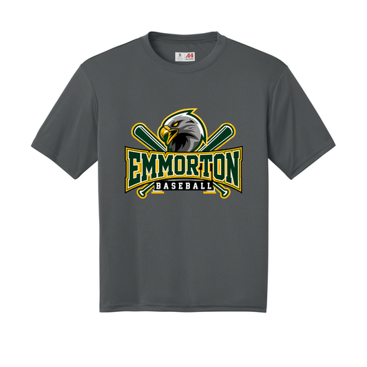 *NEW* Emmorton Eagles Short Sleeve Dri-Fit Tee - Gray