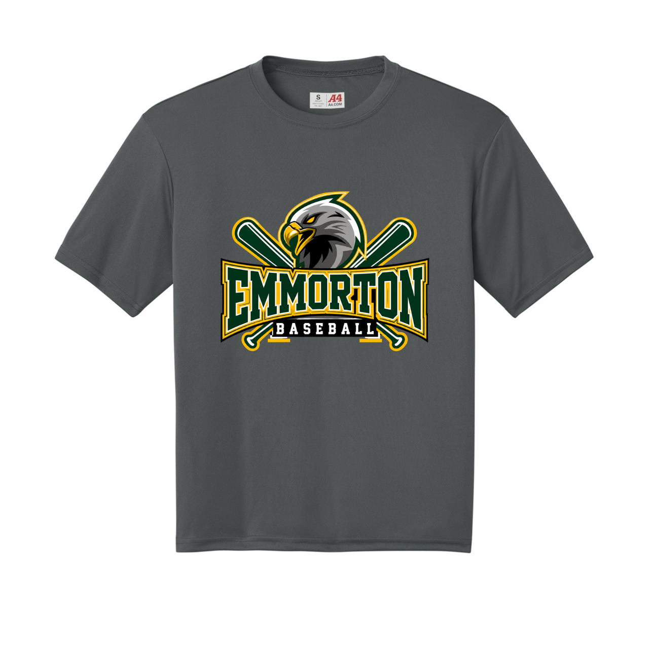 *NEW* Emmorton Eagles Short Sleeve Dri-Fit Tee - Gray