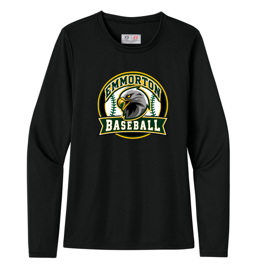*NEW* Emmorton Eagles Long Sleeve Dri-Fit Tee - Black