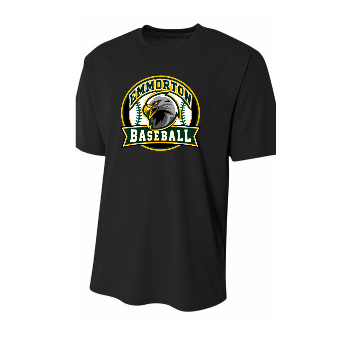 *NEW* Emmorton Eagles Short Sleeve Dri-Fit Tee - Black