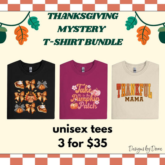 Thanksgiving Mystery T-shirt Bundle