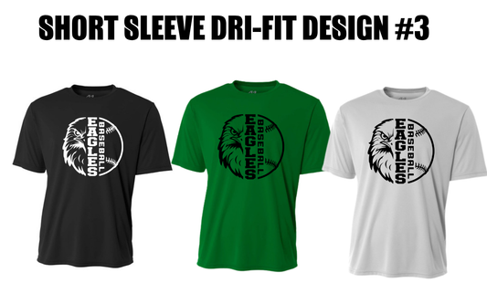 Emmorton Eagles Short Sleeve Dri-Fit T-Shirt - Option #3