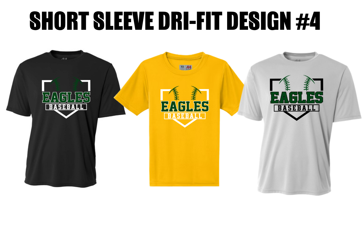 Emmorton Eagles Short Sleeve Dri-Fit T-Shirt - Option #4