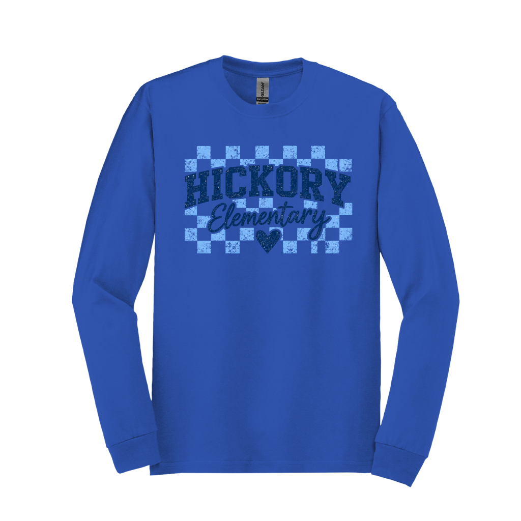 Hickory Checkered Heart Long Sleeve Shirt