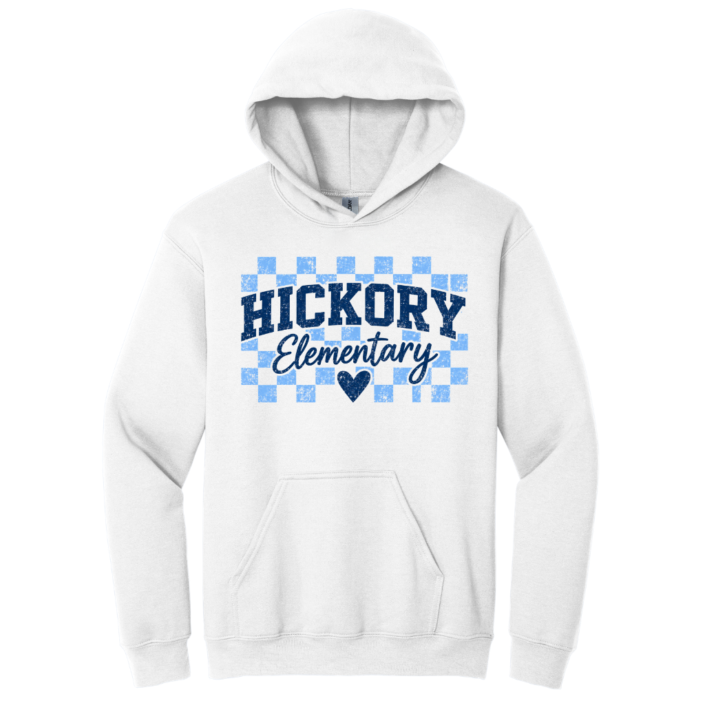 Hickory Checkered Heart Hoodie