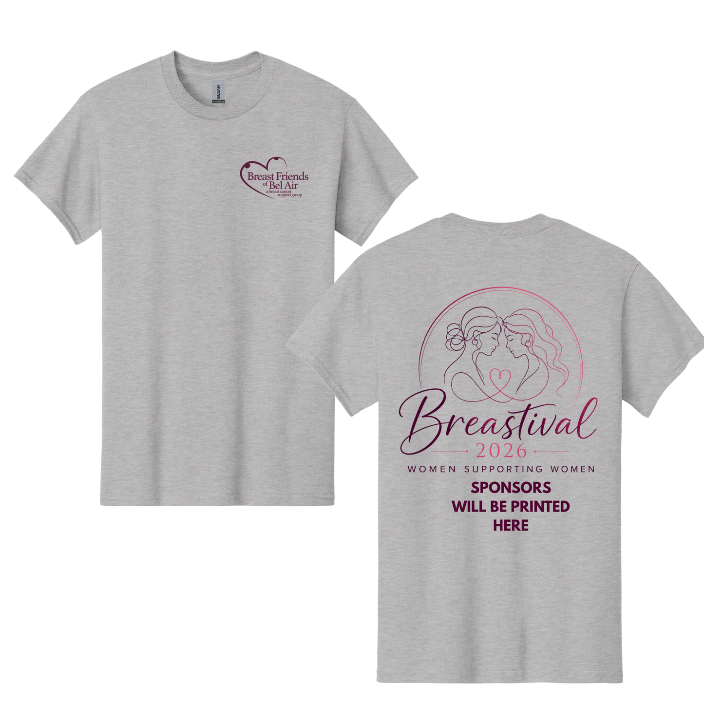BFBA Breastival 2026 Sponsor Tee