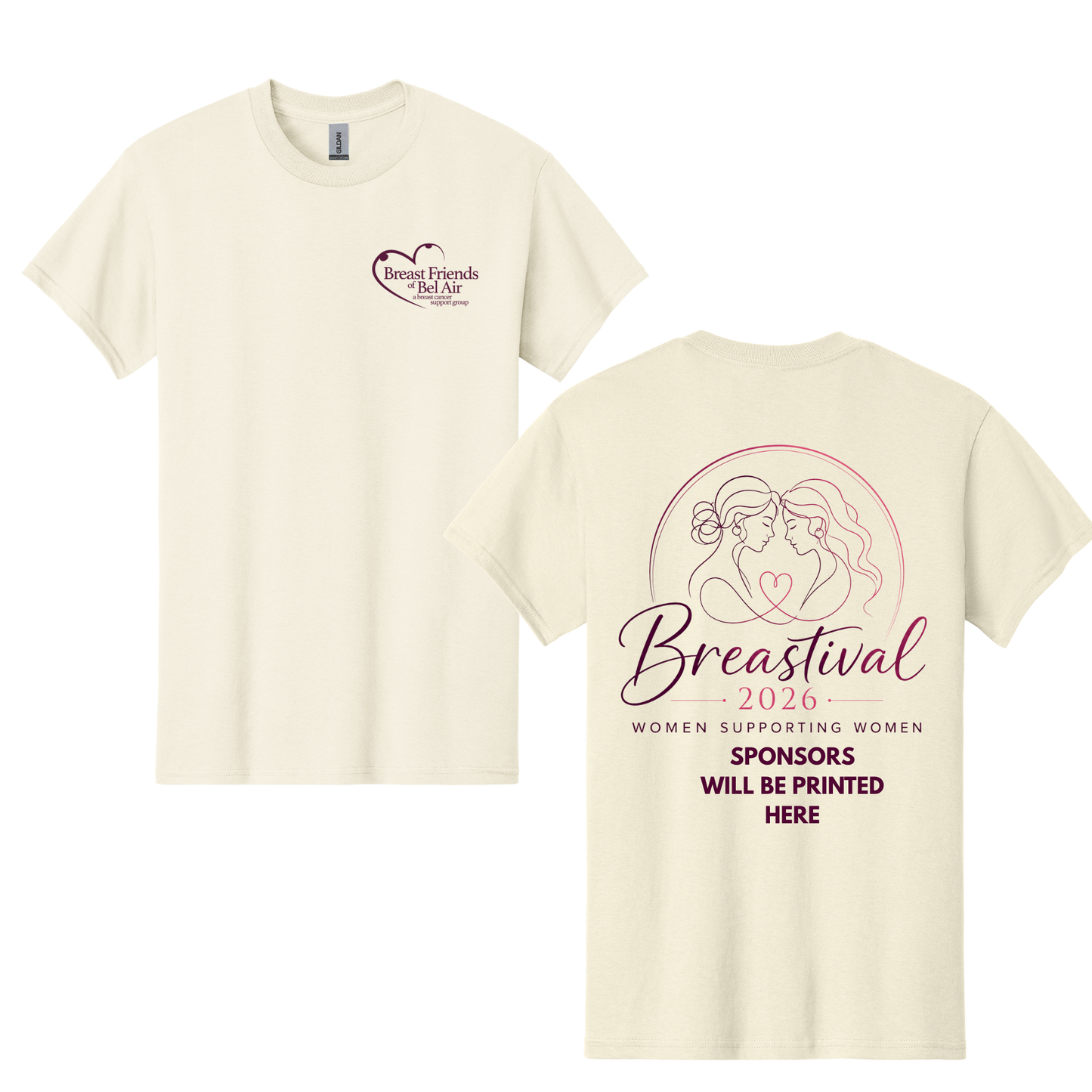 BFBA Breastival 2026 Sponsor Tee
