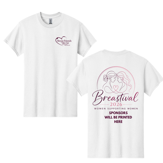 BFBA Breastival 2026 Sponsor Tee