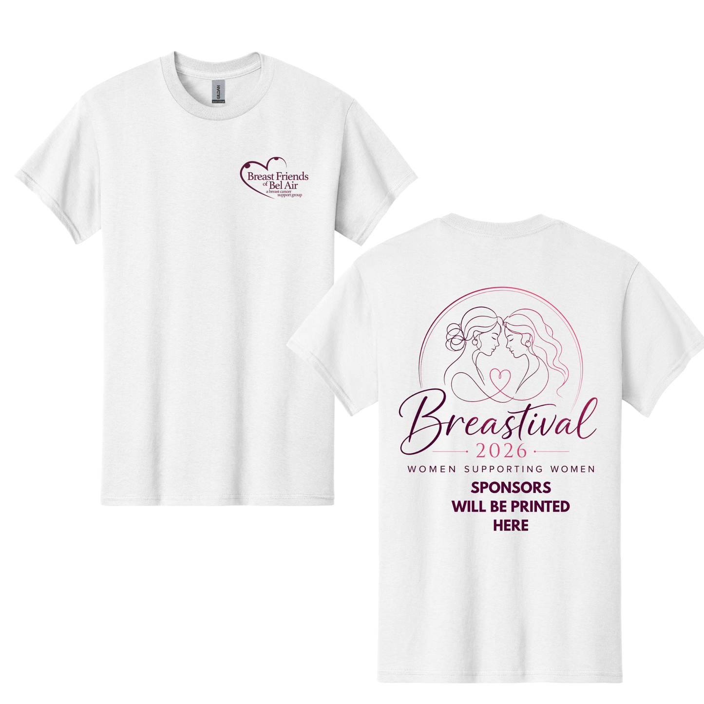 BFBA Breastival 2026 Sponsor Tee