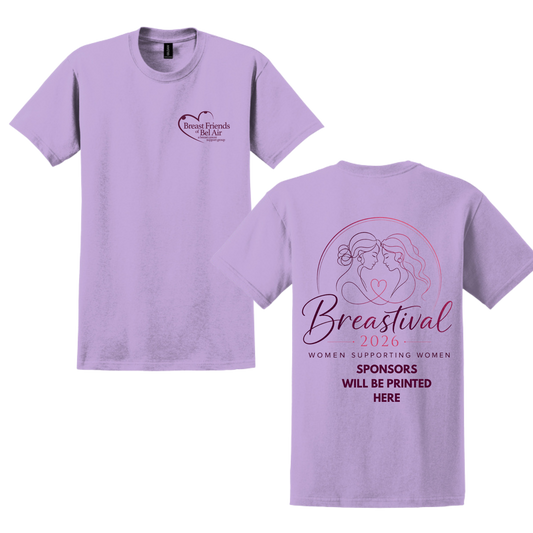 BFBA Breastival 2026 Sponsor Tee