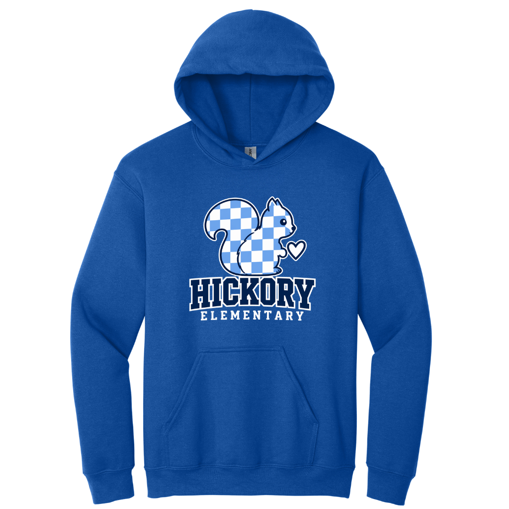 Hickory Checkered Squirrel Hoodie