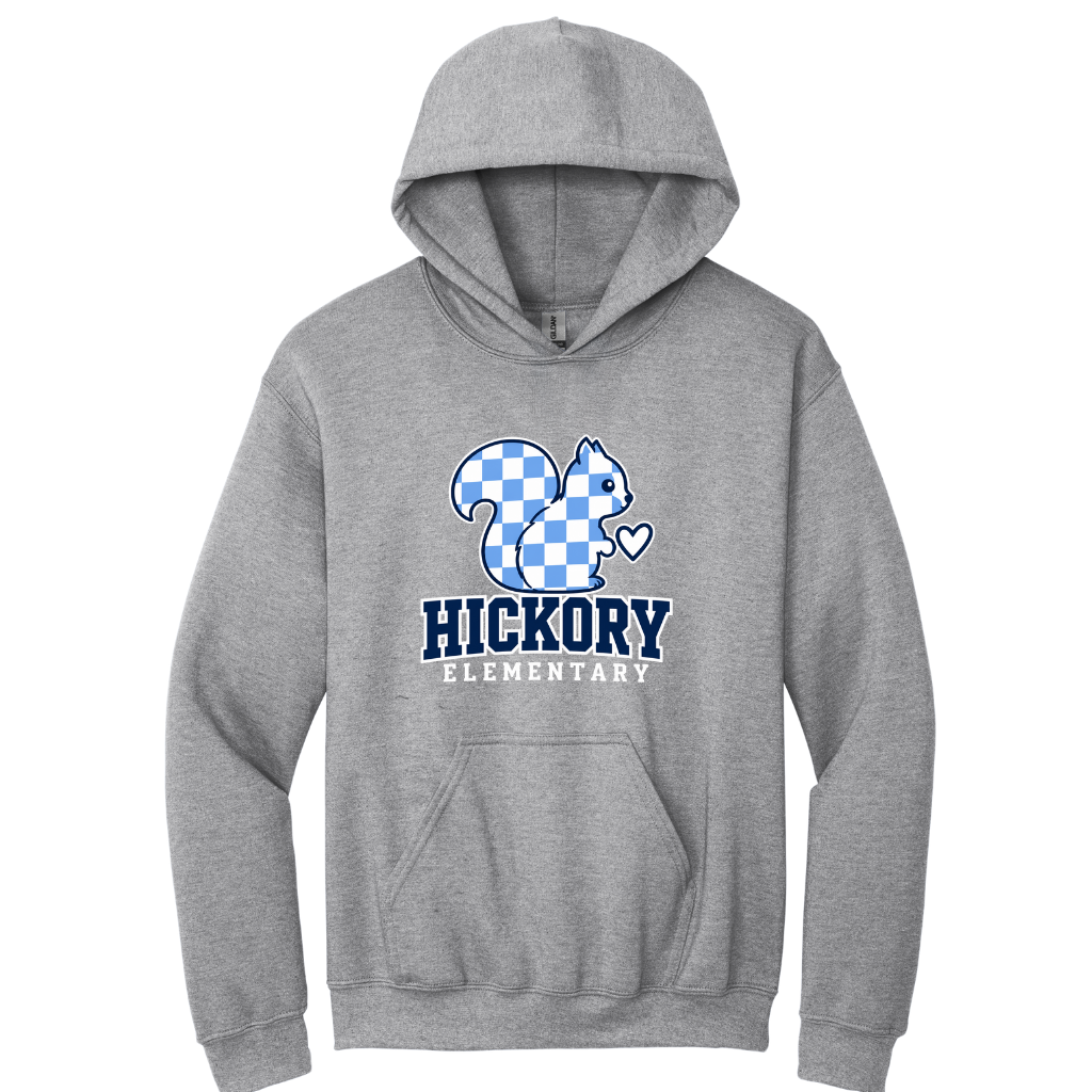 Hickory Checkered Squirrel Hoodie