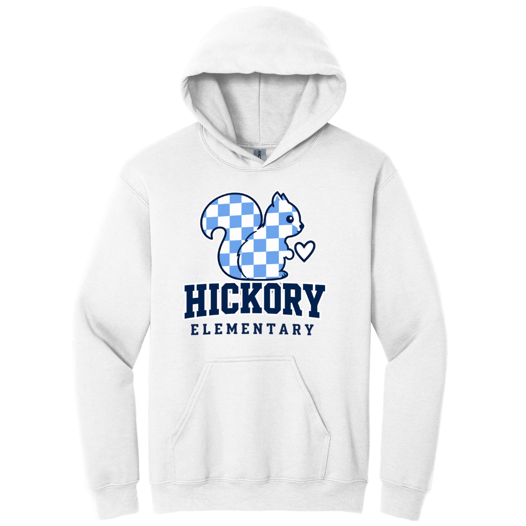 Hickory Checkered Squirrel Hoodie