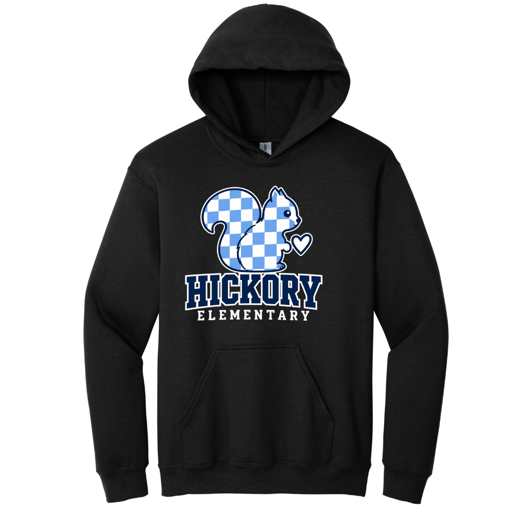 Hickory Checkered Squirrel Hoodie