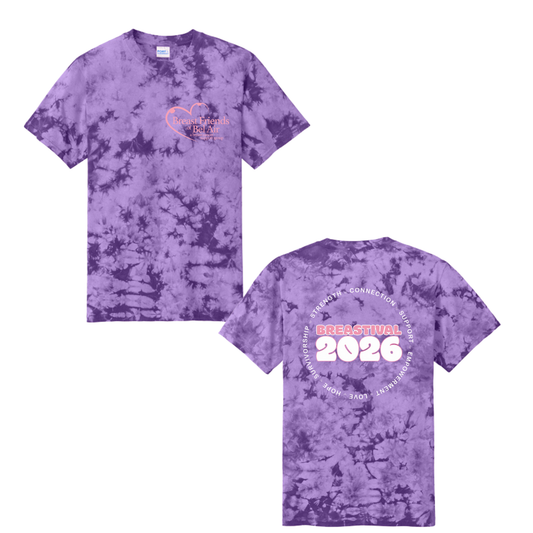 BFBA Breastival 2026 Signature Tie-Dye Tee