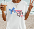 Maryland State Tee with USA Bow