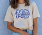 MD Floral Script Tee