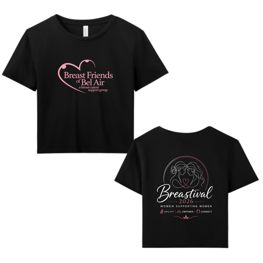 BFBA Breastival 2026 Crop Tee (Full Front Logo)
