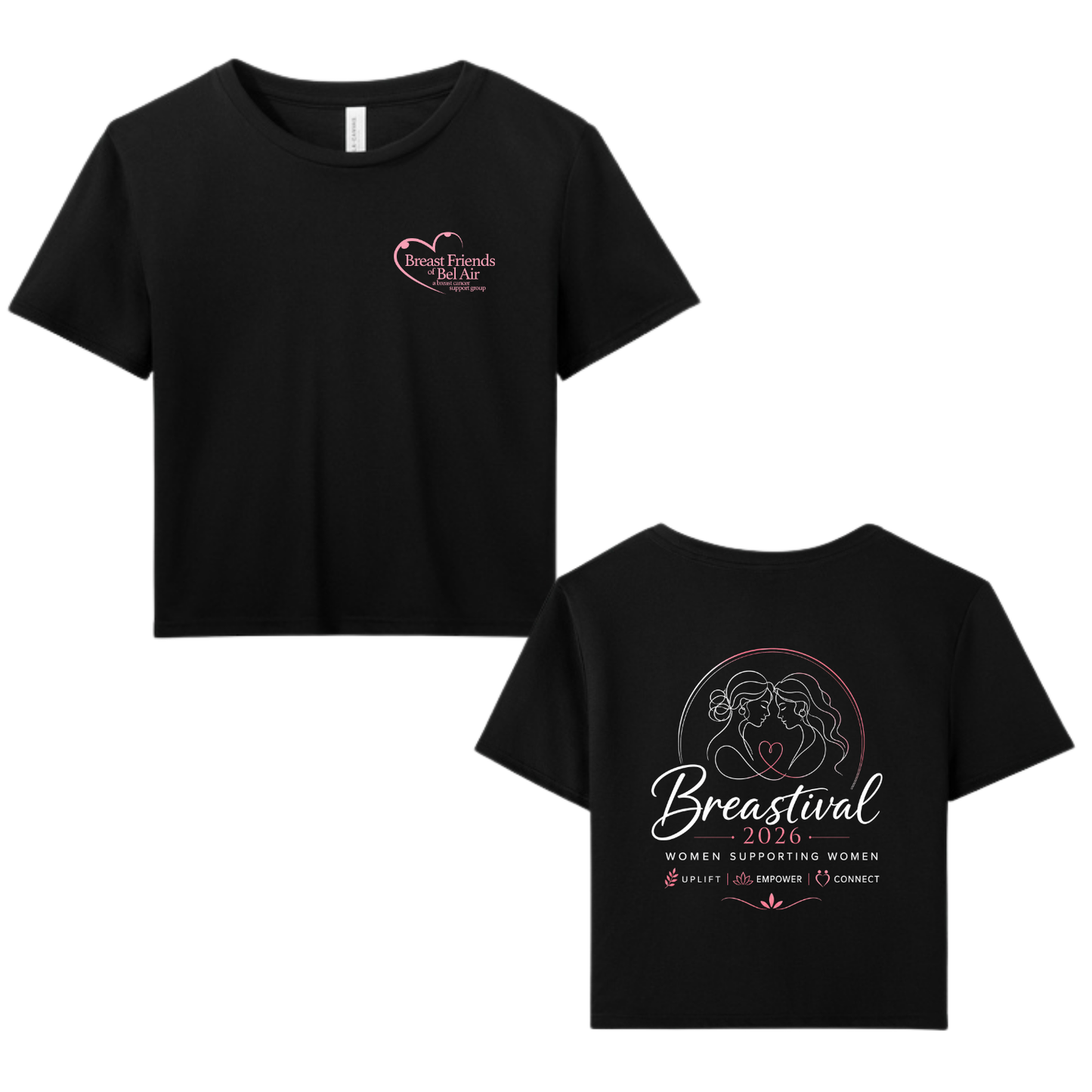 BFBA Breastival 2026 Crop Tee (Pocket Size Front)