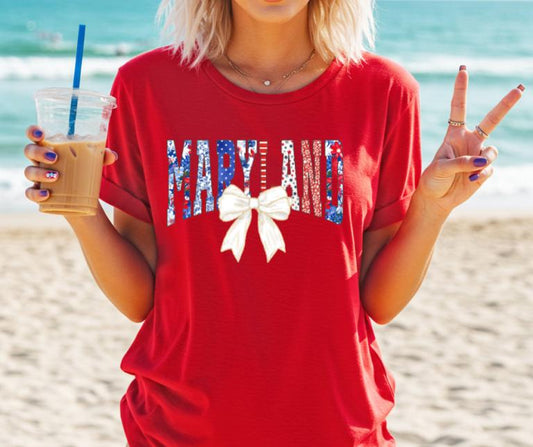 Maryland Bow Tee